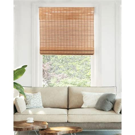 Chicology Cordless Bamboo Roman Shade 24W X 74H - Walmart.com