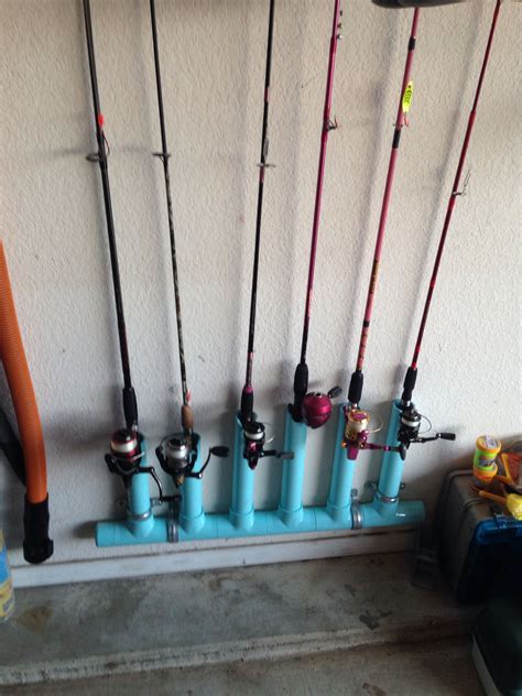 Pvc Fishing Rod Rack - DIY Projects