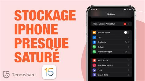 iOS 15 : Stockage iPhone presque saturé ? Voilà 4 solutions !