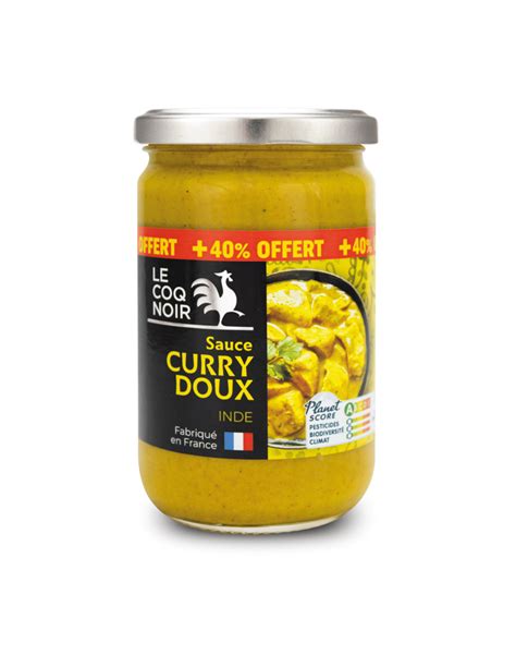 SAUCE CURRY DOUX - LE COQ NOIR BIO