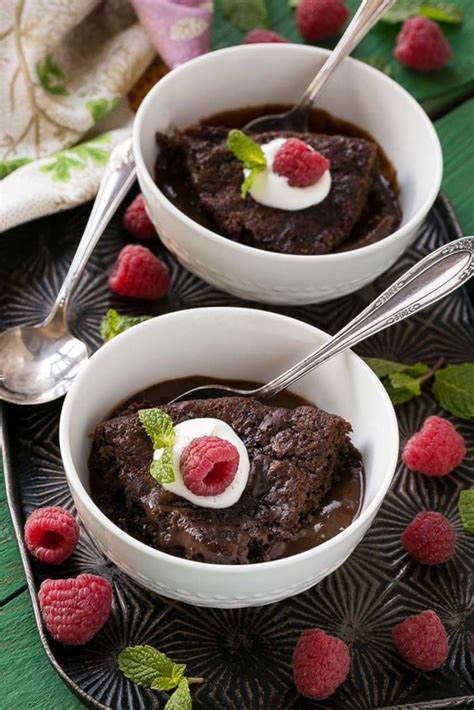Chocolate Pudding Cake - Dinner at the Zoo