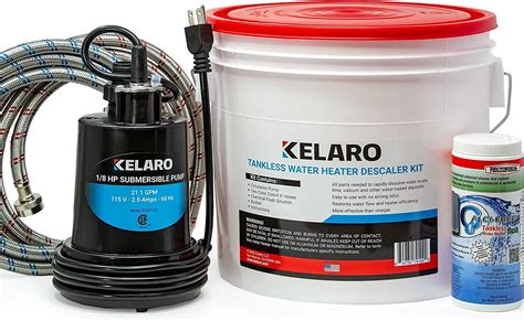 Kelaro Tankless Water Heater Flushing Kit with Rectorseal Calci-Free ...