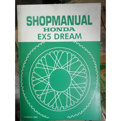 BUKU MANUAL EX5 DREAM ORIGINAL | Shopee Malaysia