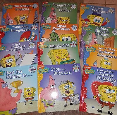 Set of 12 Spongebob Squarepants Hardcover books by Nickelodeon - EUC ...