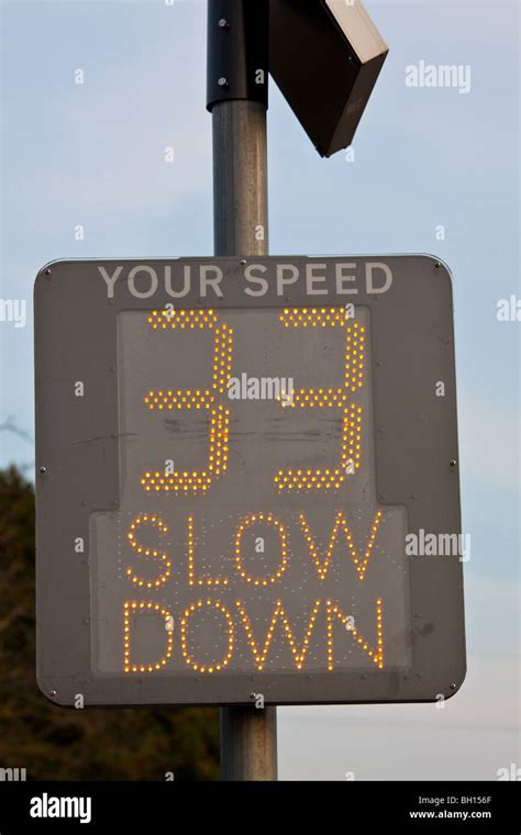 Speed display sign hi-res stock photography and images - Alamy