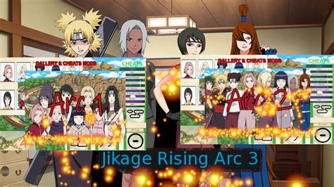 JIKAGE RISING ARC1 & ARC2 & ARC 3 + GALLERY + CHEATS Español (ptBR-Arabic) Android y PC