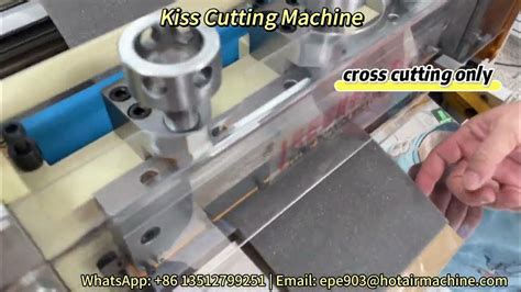 Adhesive Tape Kiss Cutting Machine | Slitting and Cross Cutting in a Single Pass