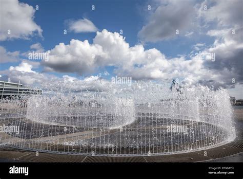 Endless Connection fountain in Aarhus, Denmark Stock Photo - Alamy