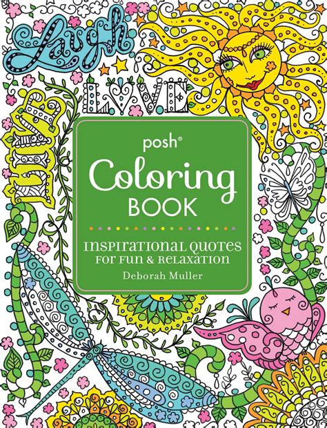 Posh Adult Coloring Book: Inspirational Quotes for Fun & Relaxation ...