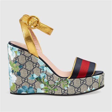 GG Blooms platform sandal - Gucci Women's Espadrilles & Wedges ...