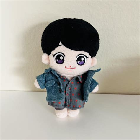 DNA BTS Jin fan made plush doll - 15cm plush doll... - Depop