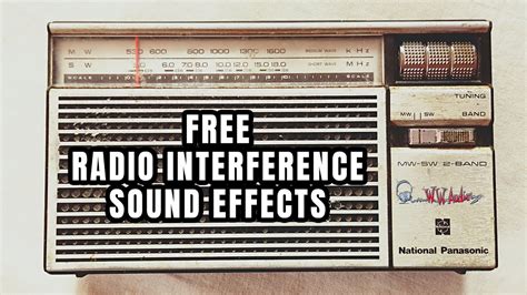 Radio Tuning Noise Static Sound Effect - FREE - No Copyright - Radio Sounds - Radio Noises - HQ