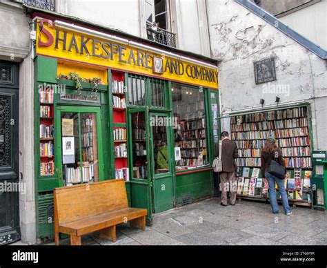 Shakespeare & Co is a very famous English language book shop in Paris ...