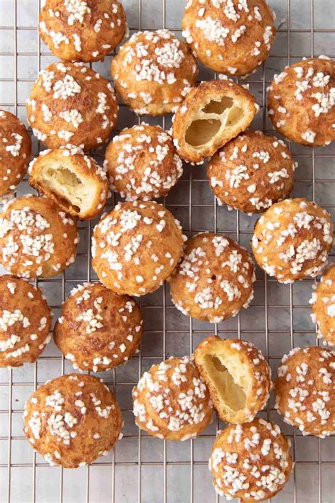 Chouquettes Recipe (French Sugar Puffs) - The Flavor Bender