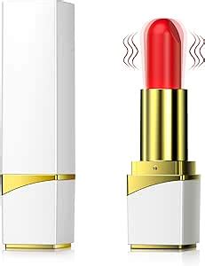 Lipstick Bullet Vibrator, 10 Powerful Vibrations, Mini Vibrator for ...