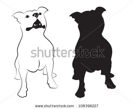 stafford silhouette - Google Search Staffy Dog, Pet Remembrance, Dog ...
