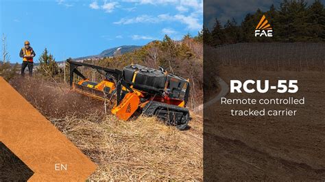 Compact and professional remote controlled tracked carrier