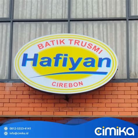 Contoh Neon Box dengan Berbagai Bentuk Desain