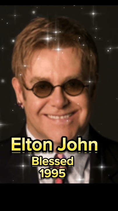 Elton John -Blessed 1995 #스트레스해소 #shorts - YouTube