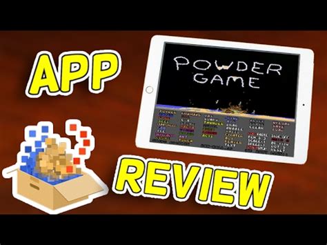 Powder Game App Review! - Physics App - YouTube