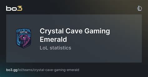 Crystal Cave Gaming Emerald LoL Stats – Team standings & match statistics