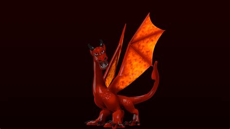 Red Dragon 3d Model