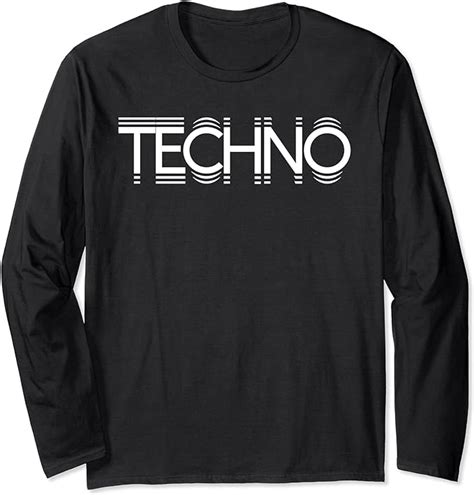 Techno Shirt, Rave Edm Tech Deep House Festival Costume Top Manche ...