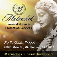 Funeral-Cremation Services Middletown PA | Matinchek Funeral Home and ...