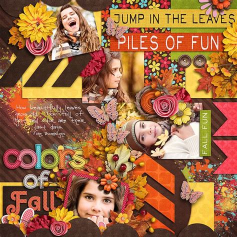 Digital Scrapbook Page Inspiration, Scrap Orchard Gallery | Digital ...