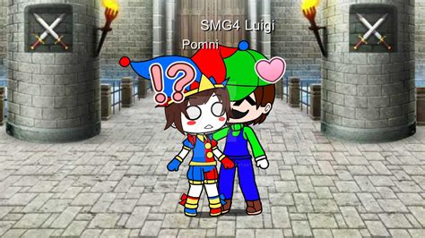 [SMG4 X TADC] Luigi X Pomni by EricoTheFandomWonder on DeviantArt