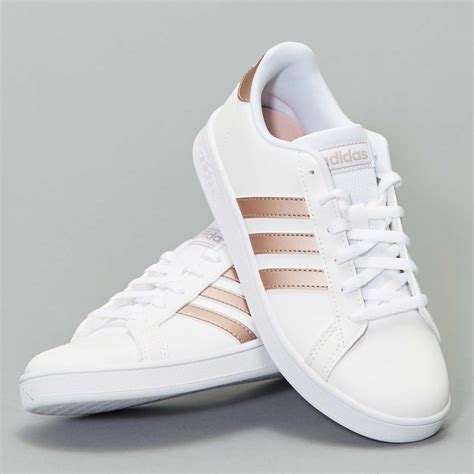 Baskets 'adidas Grand Court K' fille adolescente - blanc - Kiabi - 40,00€