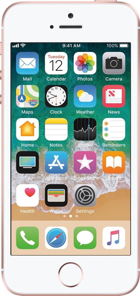 Best Buy: Simple Mobile Apple iPhone SE 4G LTE with 32GB Memory Prepaid ...