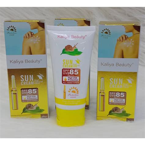 Sun Cream SPF-UVB 85 3in1 Natural Care All Skin Types By Kaliya Beauty ...