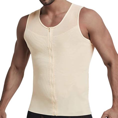 Shaperluv For Men Shirt Hide Gynecomastia Moobs Shapewear Breathable ...