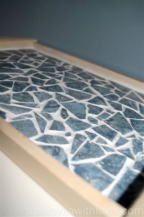 Mosaic DIY tray, easy step by step guide on how to achieve this ...