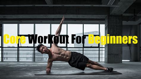 Core Workout for beginners - YouTube