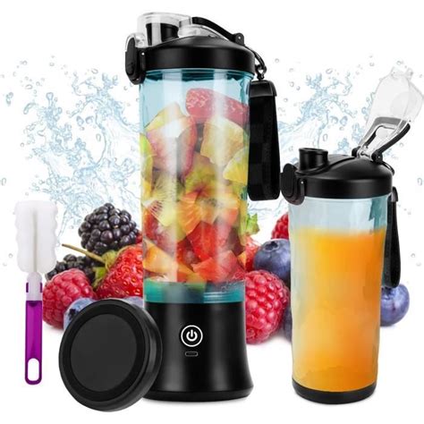 Mélangeur Portatif Smoothie Mixeur, Mini Blender Juicer Personnel ...