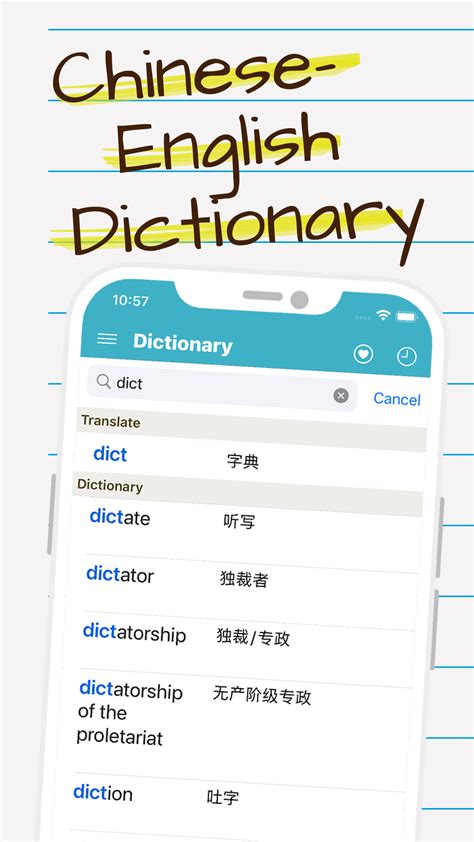 Chinese English Dictionary Pro for iPhone - Download
