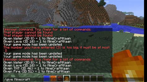 Minecraft All Cheats-Commands