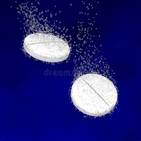 Effervescent Tablets stock illustration. Illustration of bubble - 23693173