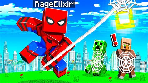 Playing as SPIDER-MAN in MINECRAFT! - YouTube
