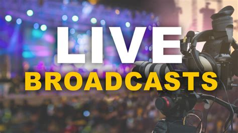 Schedule of Upcoming and Current Free Live Stream Broadcasts | Playbill
