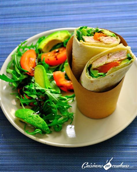 Wraps maison... vite fait, bien fait! - Cuisinons En Couleurs