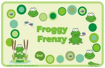 Frog Gameboard - Froggy Frenzy by Sandi R | TPT