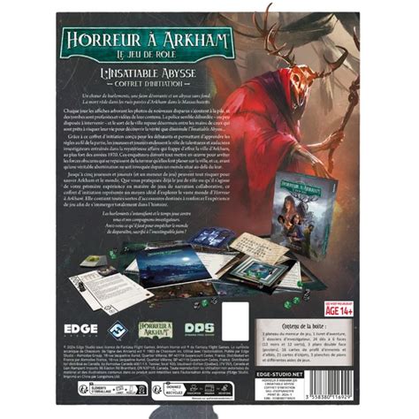 Horreur à Arkham JDR L’Insatiable Abysse – Coffret D’Initiation - BCD