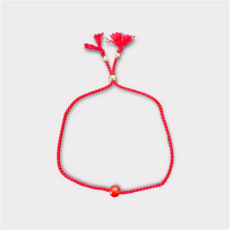 Bracelet fil rouge perla - La Bonne Maison Corse