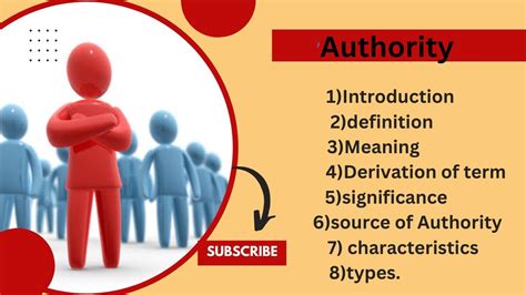 Authority: Meaning, significance, source, characteristics, types / political science ||llb-1