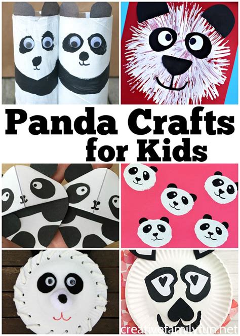 10 playful panda crafts for kids – Artofit