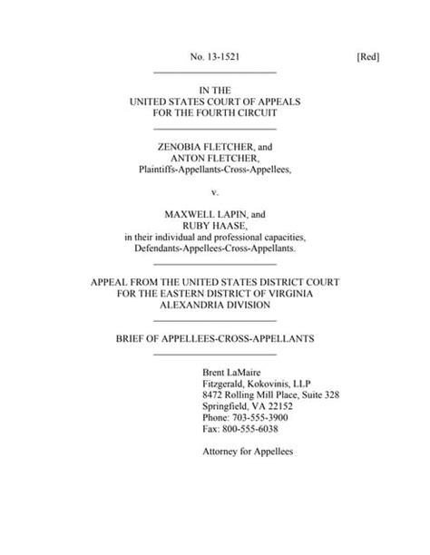 Sample Appellate Brief (Curtilage - Nature of Uses) | PDF