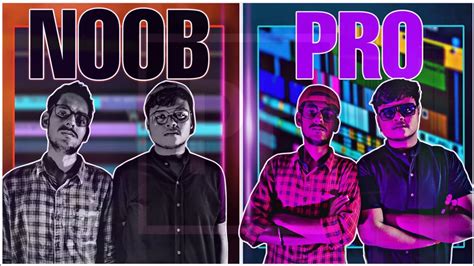 Editing : NOOB🙄 VS PRO 😎 | How to become Pro at Video Editing ⚡ - YouTube